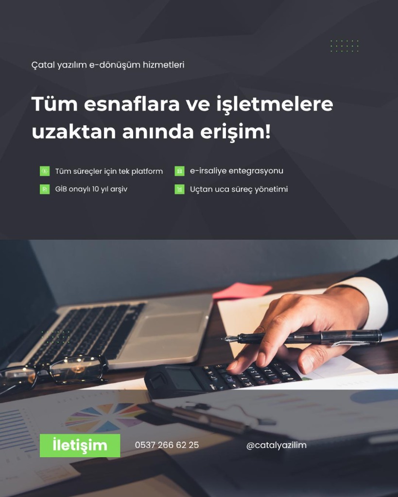 Tüm esnaflara ve işletmelere uzaktan anında erişim - Çatal Yazılım